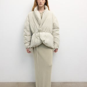 르917 Shawl Collar Goose Down Jacket