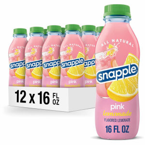 스내플 아이스티 핑크 <b>레몬</b>에이드 <b>453g</b> 12개 Snapple