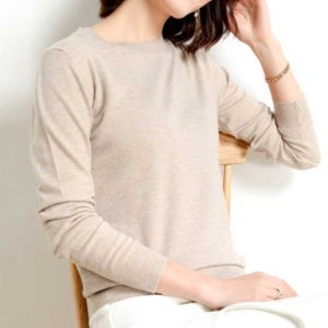 니트 이너 스타일링 라운드 봄가을 티셔츠 컬러 정장