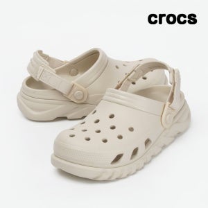 크록스 듀엣 맥스2 클로그 성인 샌들 스투코 208776-160