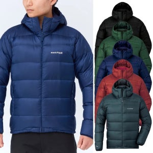 몽벨 남성용 라이트 알파인 다운 파카 경량 패딩 아웃도어 트레킹 캠핑 등산 1101606