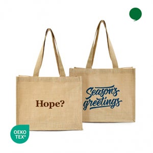 오코텍스인증 쥬트 M타입 에코백(37x30x16cm)판촉 제작 홍보 인쇄 대량구매