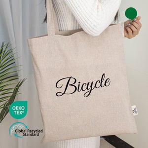 오코텍스리사이클_베이지 컬러라이트에코백(38cmx42cm)판촉 제작 홍보 인쇄 대량구매