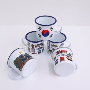 나빌레라 전통일러스트법랑머그컵판촉 제작 홍보 인쇄 대량구매