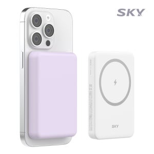 스카이 필 M05 맥세이프 호환 5000mAh 무선충전 보조배터리판촉 제작 홍보 인쇄 대량구매