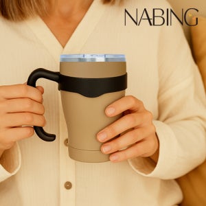 나빙 코지링 텀블러 손잡이 350ml판촉 제작 홍보 인쇄 대량구매