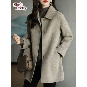 [쉬즈프리티]  안나싱글모직코트 L까지_여성코트