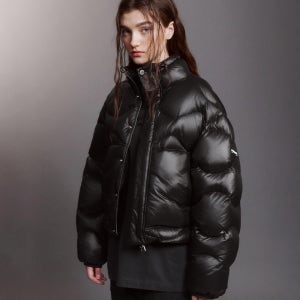 [디써티원] Wave Quilting Down Jacket (BLACK)