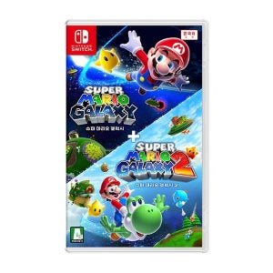 [롯데백화점] 닌텐도 스위치 슈퍼 마리오 갤럭시+슈퍼 마리오 갤럭시2 한글판 LE1220266676