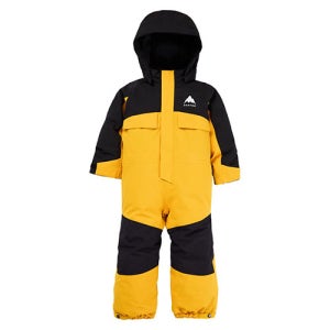 버튼 아동용(8세이하) 2L 원피스 스노우보드복 25/26 BURTON TODDLER 2L ONE PIECE - TRUE BLACK / GOLDENROD