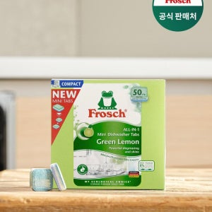 프로쉬 독일 올인원 식기세척기세제 미니 50개입 그린레몬 D68EXX00114