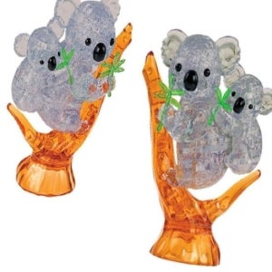 코알라 가족 입체 퍼즐 62조각 랜드마크 소형 조립 세계명화