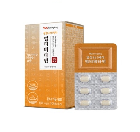 광동 <b>멀티비타민</b> 500mg x 30정, 5개
