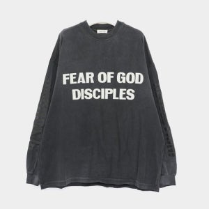 [피어오브갓]피어오브갓 오버핏 긴팔 남성 티셔츠 FG25FW10 10404HWJ 001_FG25FW10 10404HWJ 001 [갤러리아]