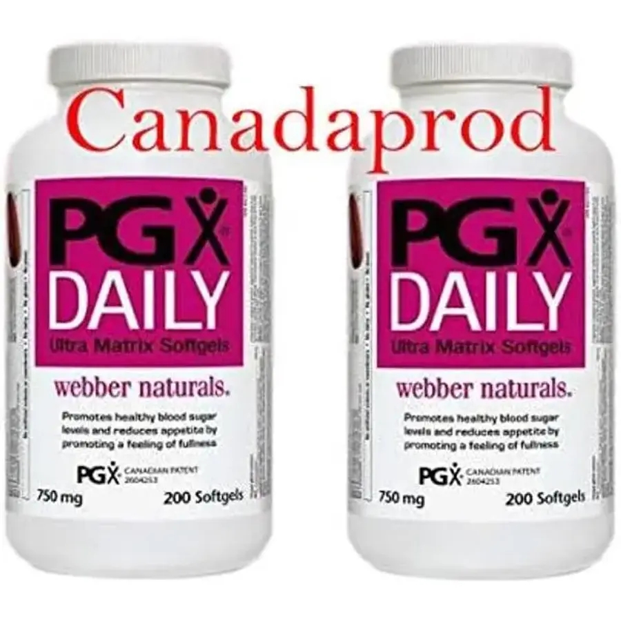 Webber Naturals <b>웨버</b> 내츄럴 PGX 데일리 750mg 200소프트젤 2개