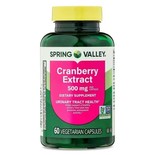Spring Valley <b>스프링밸리</b> 크랜베리 추출물 500mg 60정