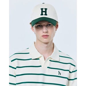 [헤지스] 헤지스 남성 딥그린 배색 볼캡  (HZHE5E104E3)