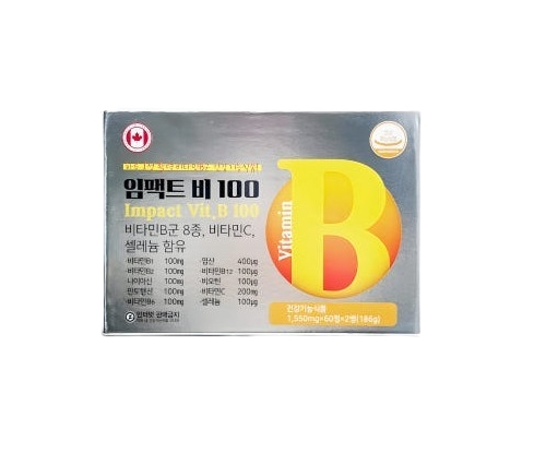 임팩트 비 100 1500mg x 120정, 1개