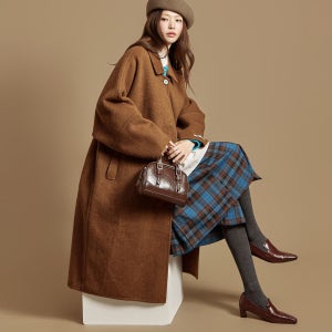 J2936 핸드메이드 울 싱글 코트