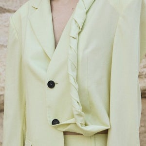 [진선] [주문제작] Kerykeion Twisted Wool Jacket BK - 블랙