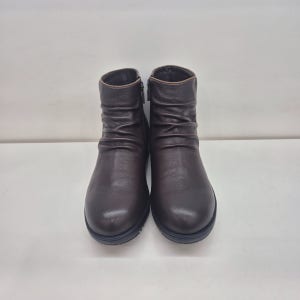 [모다아울렛][허시파피]여성  볼넓고 쿠션좋은 경량 앵클부츠 FR606 행담도서평택점