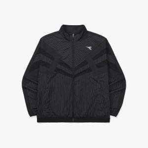 [디아도라] 레거시 리플렉티브 스트라이프 러닝 자켓 BLACK PATTERN
