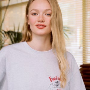 [디써티원] Signal boy Football Club T-shirt (MELANGE GREY)