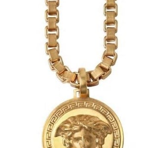 베르사체 메두사 청키 체인 목걸이