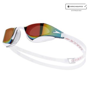 스피도 하이퍼 엘리트 미러 수경 화이트 아시안핏 [8-12819F979 FINA인증]