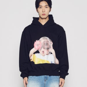 [아크메드라비] NEW ADLV BABY FACE DONUTS 1 HOODIE BLACK 5012262573