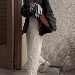 커브드 코듀로이 팬츠