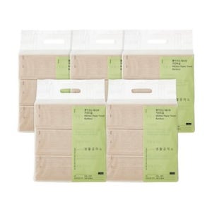 [생활공작소] 뽑아쓰는 대나무 키친타올 (100매 x 3팩) x 5개