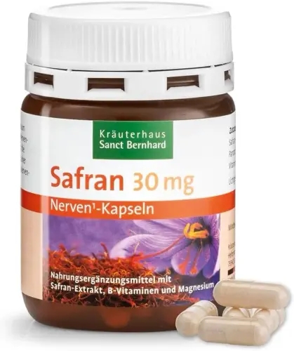 산트베르나르트 <b>사프란 추출물</b> 크로신 30mg 60캡슐