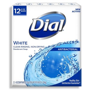 Dial 다이알 항균 세수비누 화이트 113g 12개입 1팩