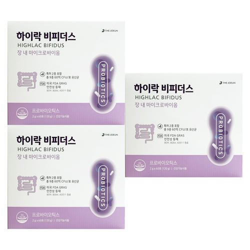 더좋은 <b>하이락 비피더스</b> 2g x 60개입 3개 / 써클