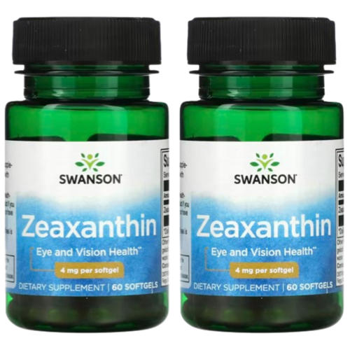 스완슨 제아잔틴 <b>Zeaxanthin</b> 4mg 60정 2개