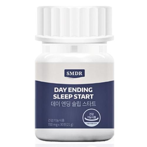 빠른배송 SMDR 데이 엔딩 슬립 스타트 30정 x 1박스 락티움 수면보조 <b>바이오메스턴</b> 319063