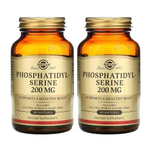 솔가 포스파티딜 세린 200mg 60정 2통 <b>소이 레시틴</b>