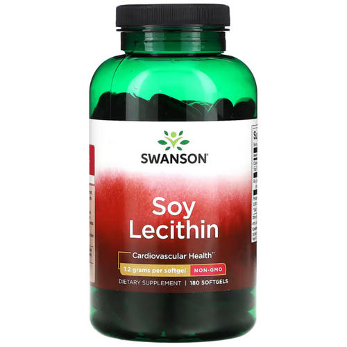 스완슨 <b>소이 레시틴</b> Soy Lecithin 180정