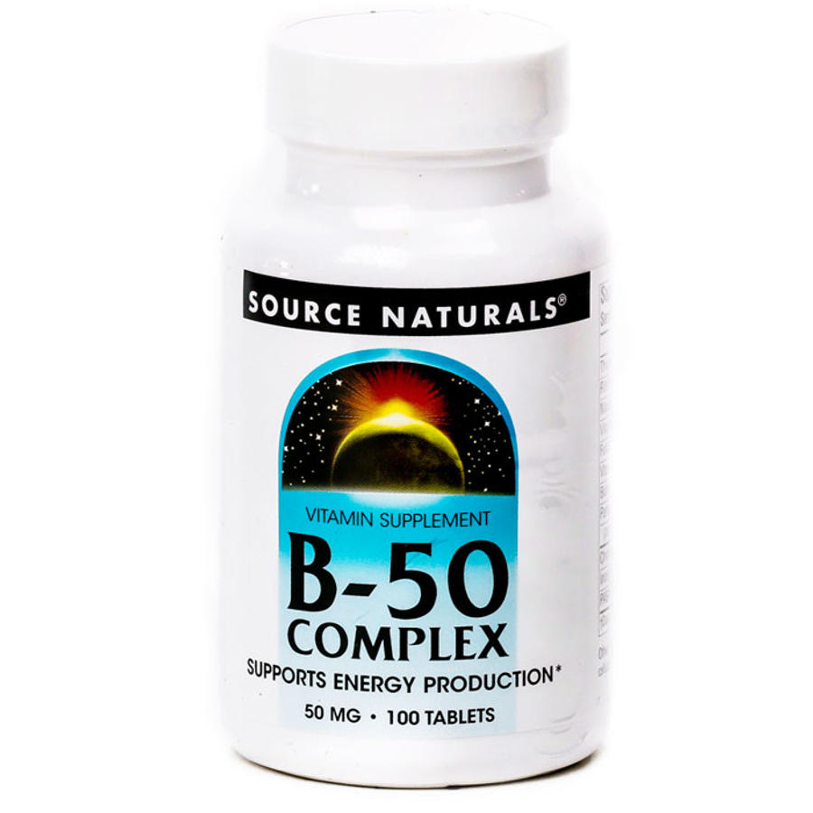 소스내츄럴스 비타민<b>B50 컴플렉스</b> 100정 타블렛