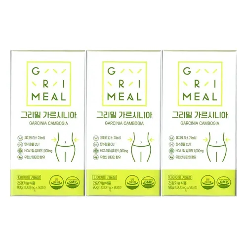 <b>그리밀</b> 가르시니아 1000mg x 90정 3개 / 써클