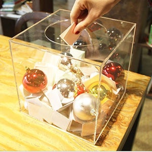 아크릴 투명응모함170 추첨함 투표함 모금함 상자 아크릴박스 투명상자 아크릴상자