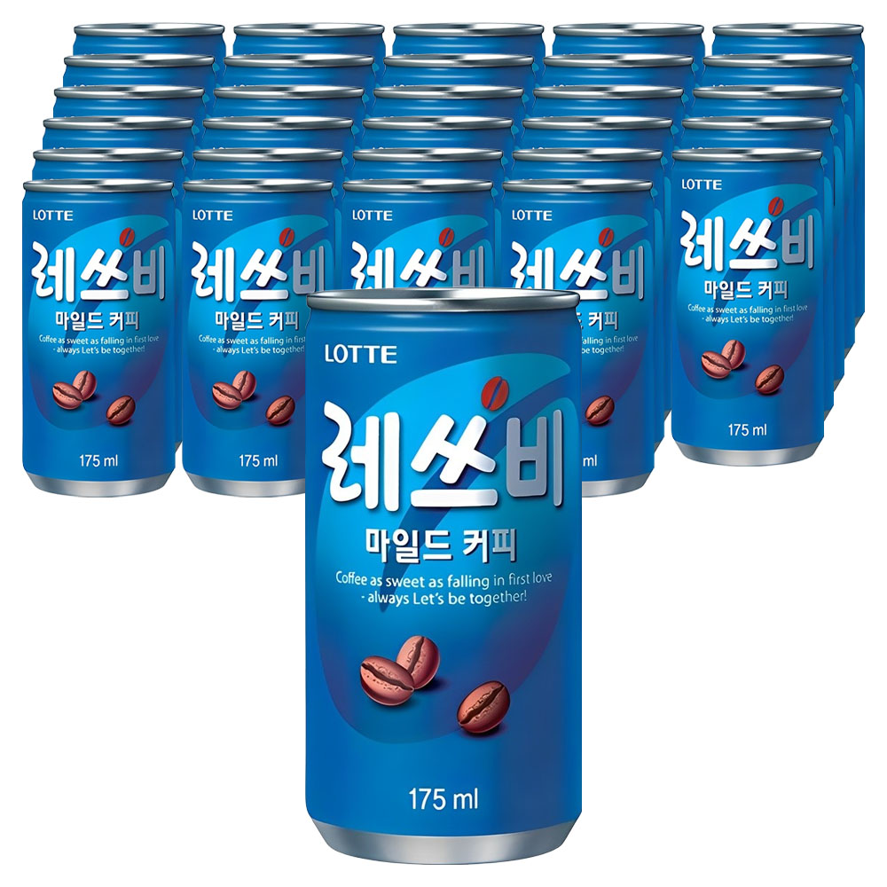 레쓰비 마일드 캔커피 롯데칠성