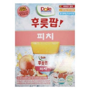 Dole후룻팝(피치) 496ML(62MLx8입)/(유)돌코리아