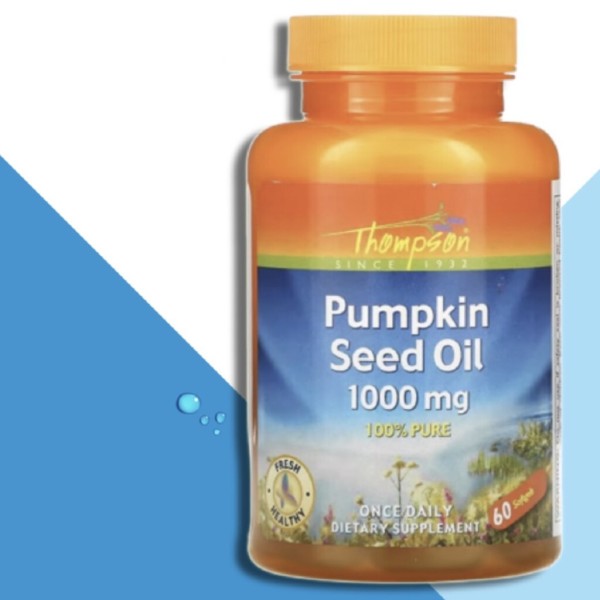 미국 <b>펌킨씨드오일 1000mg</b> 60정