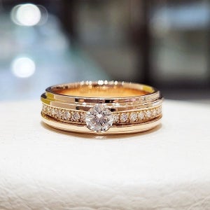 [롯데백화점] 골든듀 프린세스(여)B 2C 2부 핑크골드 반지(0.20ct) 211000008-PG LE1219788649