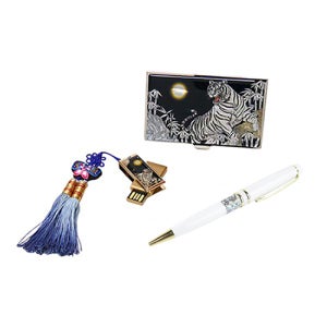 아름누리 자개일러스트 USB 볼펜 명함3종 판촉물 제작 전문~컴퓨터/전자~USB선물세트