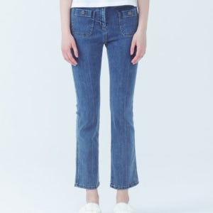 [로드로아르] 슬림핏 포켓 포인트 데님 팬츠 BLUE DENIM LCSPD03BD
