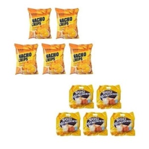 노브랜드 나쵸칩 체다치즈맛 155g x5개 + 에그크림쿠키 300g x5개 학교 사무실 탕비실 간식 과자 티타임