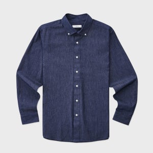 [에스티코] [DIEMS by STCO] 샴브레이 데님 셔츠 (네이비)